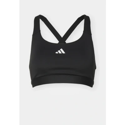 Abbildung von adidas Damen TLRDREACT Training High Support Bra Sport BH, Black, MEG