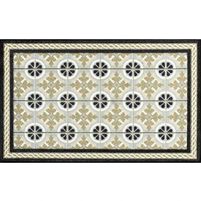 Abbildung von wash+dry Fußmatte, Kitchen Tiles 75x120 cm, innen und außen, waschbar