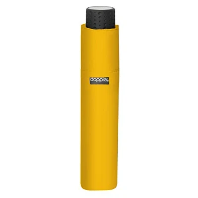Abbildung von doppler Taschenschirm Fiber Havanna Uni Super leicht Kompakte Größe 22 cm Shiny Yellow