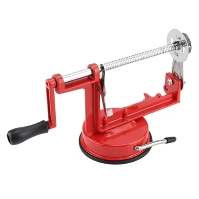 Abbildung von Edelstahl Spiralschneider Kartoffelschneider, Tornado Schneider Kartoffel Twister mit Rutschfester Griff für Gurken Karotten Fruit Gemüse Chips Cutter