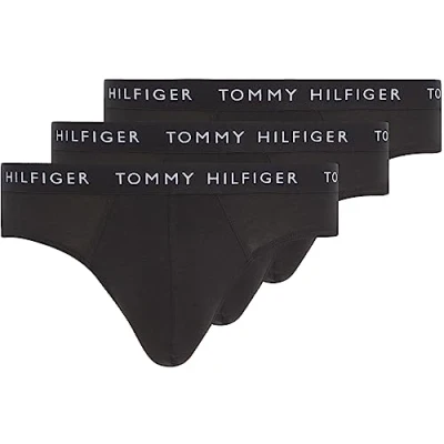 Abbildung von Tommy Hilfiger Brief 3 PACK Slip, Herren, Größe: Small, Black/black/black