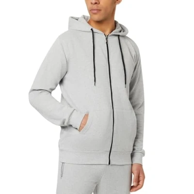 Abbildung von FM London Herren Mit Reißverschluss Für Hoodie, Grau, L EU