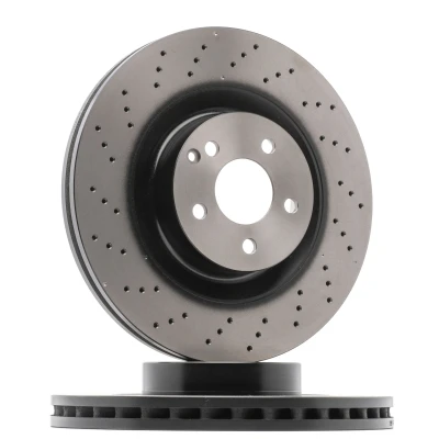 Abbildung von TRW DF6242S Bremsscheibe 350 32 5 112 Belüftet, gelocht lackiert MERCEDES BENZ: E Class Saloon, S Coupe