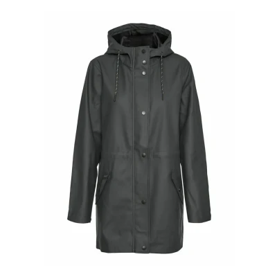 Abbildung von Vero Moda Vmmalou Coated Parka, Damen, Größe: XS, Asphalt