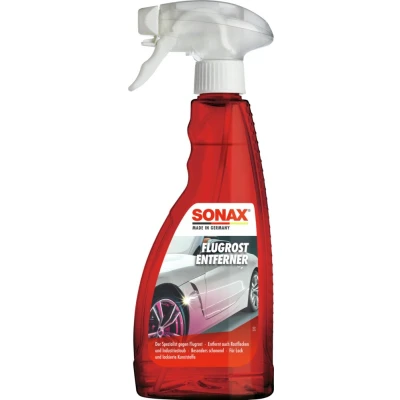 Abbildung von SONAX FlugrostEntferner (500 ml) entfernt aggressive Flugrost Rückstände und Industriestaub von allen Lack lackierten Kunststoffoberflächen Art Nr. 05132000
