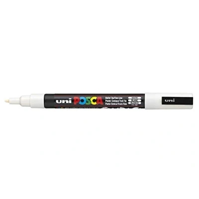 Abbildung von Uni Ball PC 3M Posca Marker, weiß