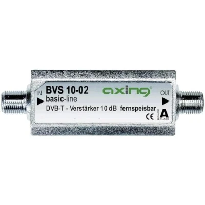 Abbildung von Axing BVS 10 02 DVB T Miniatur Inline Verstärker 5V für T2 HD und UKW (10 dB)