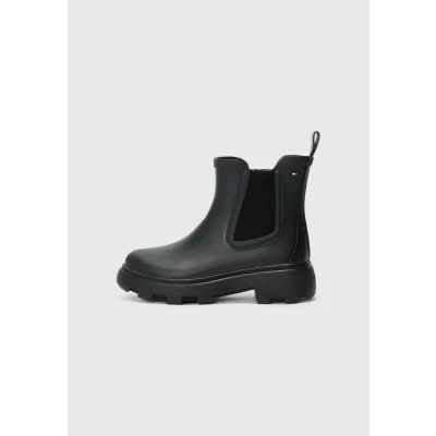 Abbildung von Tommy Hilfiger FLAG Plateaustiefel, Damen, Größe: 40, Black Schuhe