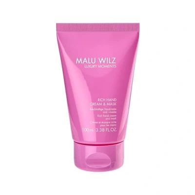 Abbildung von Malu Wilz Luxury Moments Rich Hand Cream &amp; Mask 100ml I 2in1 Maske Handcreme für sehr trockene Hände Mit Sheabutter Traubenkernöl uvm. Wohlfühlduft