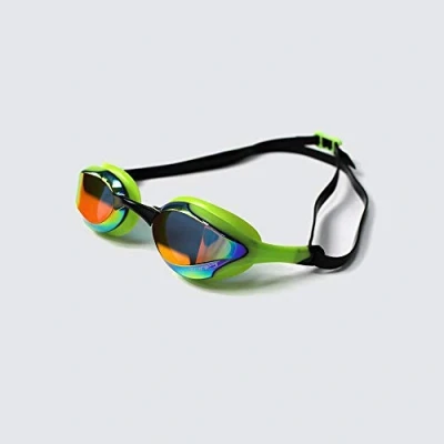 Abbildung von ZONE3 Volare Streamline Racing Schwimmbrille (verspiegelte Gläser, Grün/Schwarz)
