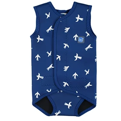 Abbildung von Splash About Baby Wrap Neoprenanzug, White Birds, 0 6 monate