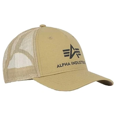 Abbildung von Alpha Industries Basic Trucker Unisex Cap, Größe: One Size, Sand