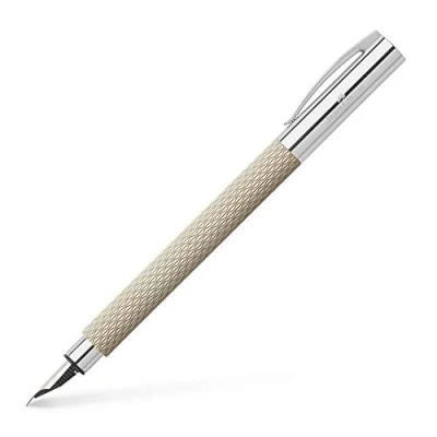 Abbildung von Faber Castell Ambition OpArt White Sand FP EF