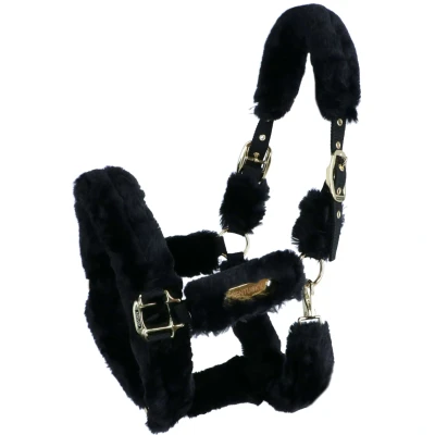 Abbildung von Kentucky Halfter Sheepskin Schwarz Warmblut