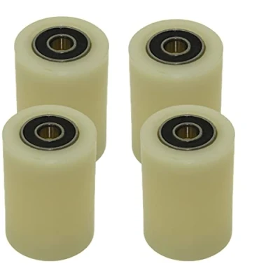 Abbildung von Smart Machines Nylon Rollen, 4 Stück, 35 mm Durchmesser, maschinenbearbeitet, verschiedene Breiten, hergestellt in der EU, 50 Wide,