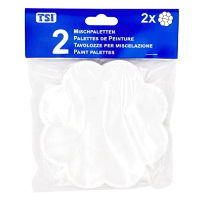 Abbildung von TSI 49013 Mischpalette Blume, 2er Packung, Farbe weiß, 135 mm