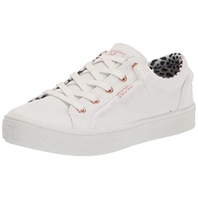 Abbildung von Skechers Damen 113328 WHT Sneaker, White Canvas, 38 EU