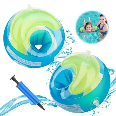 Abbildung von Schwimmflügel, Schwimmflügel Kinder(S 1 4 Jahre), Schwimmhilfe ab Jahr für Jungen Mädchen, Swimsafe Gerät Anfänger, Schwimmring Baby, Schwimmscheiben, Empfohlenes Gewicht 6 18kg