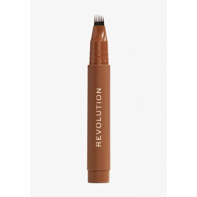Abbildung von Makeup Revolution Instant BROW HAIR PEN Augenbrauenstift, Größe: 1.8 ml, Warm brown