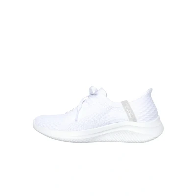 Abbildung von Skechers Damen Sneakers,Sports Shoes, Weißer Gestrickter Hellgrauer Rand, 39 EU
