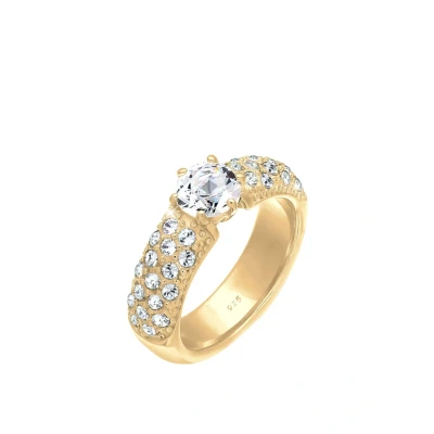 Abbildung von Elli Classic CHIC Ring goldcoloured, Damen, Größe: 56, Gold coloured