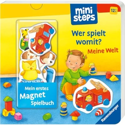 Abbildung von Mein erstes Magnetbuch: Wer spielt womit? Meine Welt (ministeps)