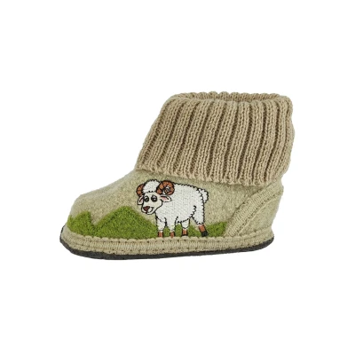Abbildung von Beck Hausschuh für Kinder, Größe: 31, Beige Schuhe