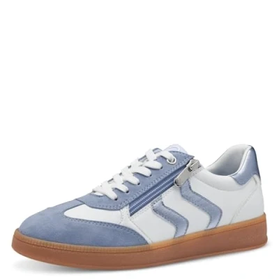 Abbildung von Marco Tozzi Sneaker low, Damen, Größe: 36, White lt.blue Schuhe