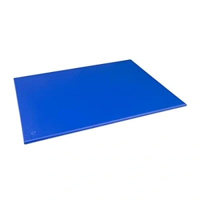 Abbildung von Hygiplas High Density Schneidebrett groß, blaue Farbcodierung Vorbereitung von rohen Fischprodukten, Größe: 12(H) x 600(B) 450(L)mm, HDPE Schneidebrett, gewerbliche und private Küche, J009
