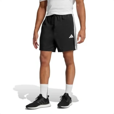 Abbildung von adidas Herren Essential Three Stripes Chelsea Short, Black/White, L