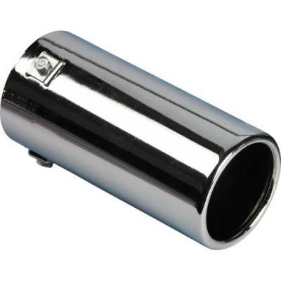 Abbildung von AUTO STYLE Endrohr Stahl/Chrom rund 80mm Länge 170mm 40 77mm Anschluß