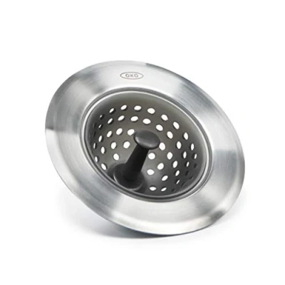 Abbildung von OXO Good Grips Abflusssieb für die Küche grau