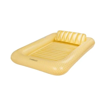 Abbildung von Flamingueo Luftmatratze Pool Wassermatratze, Schwimmmatratze, Strand, Wasserhängematte, Zubehör Spaß, Tanning (205x140x38cm)