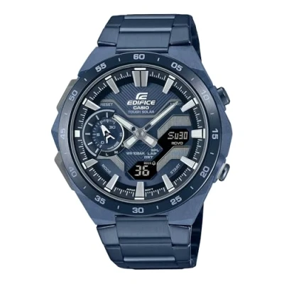 Abbildung von CASIO EDIFICE Smartwatch, Armbanduhr, Herrenuhr, Edelstahlarmband, Bluetooth,bis 10 bar wasserd.)