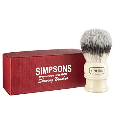 Abbildung von Simpson Shaving Brushes Trafalgar T3 Rasierpinsel, Kunstfaser, 110 ml