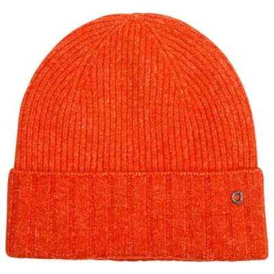 Abbildung von s.Oliver Damen 2157272 Strickbeanie aus Wollmix mit Logo Detail, 2586, One Size