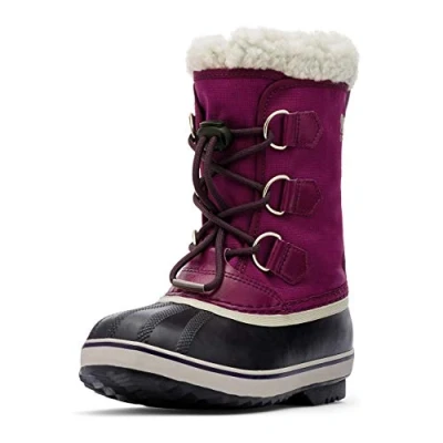 Abbildung von Sorel KIDS YOOT PAC NYLON WATERPROOF Schneestiefel für Unisex Kinder, Lila (Wild Iris x Dark Plum) Youth, 33 EU
