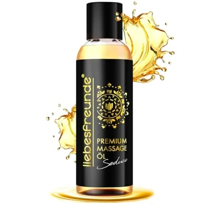 Abbildung von liebesfreunde® Massageöl PREMIUM für genussvolle Massagen Erotik Massage Öl, 150 ml