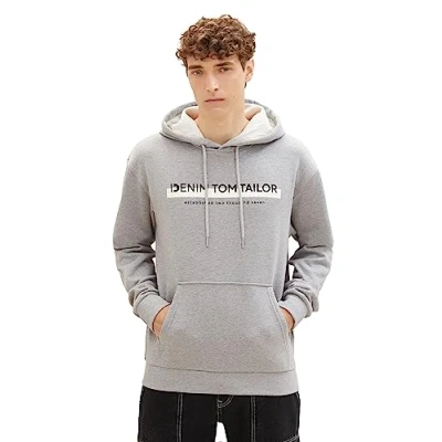 Abbildung von TOM Tailor Denim Sweatshirt, Herren, Größe: XXL, Grey heather melange