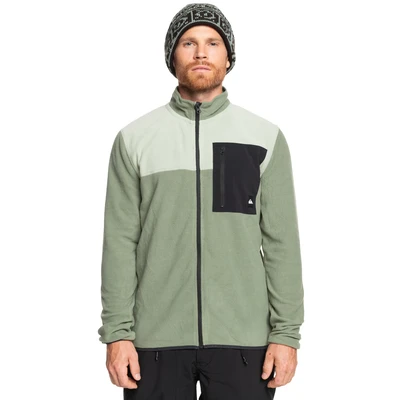 Abbildung von Quiksilver AKER FZ Fleecejacke, Herren, Größe: Small, Sea spray