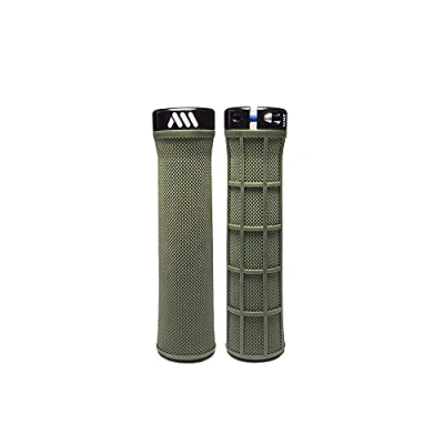 Abbildung von All Mountain Style Fahrradgriffe Berm Grip Model Fahrradlenkergriffe Lenker Handgriffe MTB 135 mm 100 g Feste und leichte Befestigung der Griffe am Fahrradlenker Ideales Zubehör