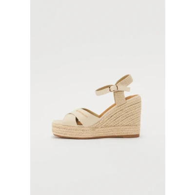 Abbildung von TOM Tailor Plateausandalette, Damen, Größe: 38, Offwhite Schuhe