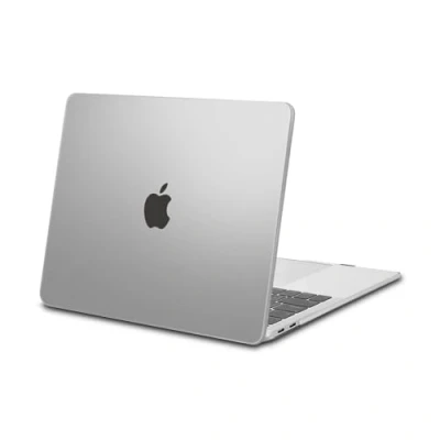 Abbildung von MOSISO Hülle Kompatibel mit MacBook Air 13 Zoll 2022 2021 2020 2019 2018 A2337 M1 A2179 A1932 Retina Display Touch ID, Schützend Plastik Hartschale Schutzhülle Cover, Frost