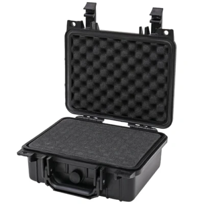 Abbildung von HMF ODK100 Outdoor Fotokoffer, Transportkoffer mit Rasterschaumstoff 27 x 24,5 13 cm