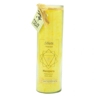Abbildung von Palm Light Chakra Kerze, Gelb