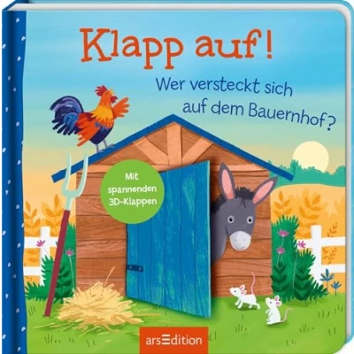 Abbildung von Klapp auf! Wer versteckt sich auf dem Bauernhof?: Mit spannenden 3D Klappen Erster Entdeckerspaß für Kinder ab 18 Monaten
