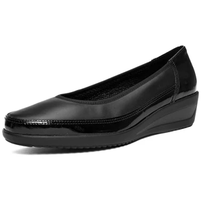 Abbildung von ARA Damen Zürich Ballerina, SCHWARZ, 38.5 EU Weit