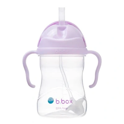 Abbildung von b.box Trinklernbecher für Jeden Winkel Flip Top, Schwerer Strohhalm, Griff, Auslaufsicher BPA Frei &amp; Spülmaschine Ab 6 M 240 ml