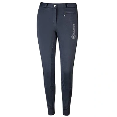 Abbildung von PFIFF 102538 Reithose Winter Damen Grip Vollbesatz, dunkelblau 38