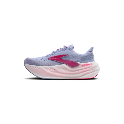 Abbildung von Brooks Glycerin MAX Laufschuh Straße, Damen, Größe: 41, Blue heron diva pink white Schuhe